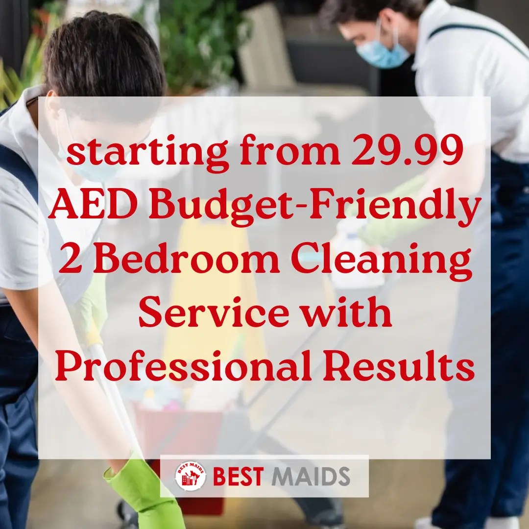 starting from 29.99 AED Budget-Friendly 2 Bedroom Cleaning Service with Professional Results