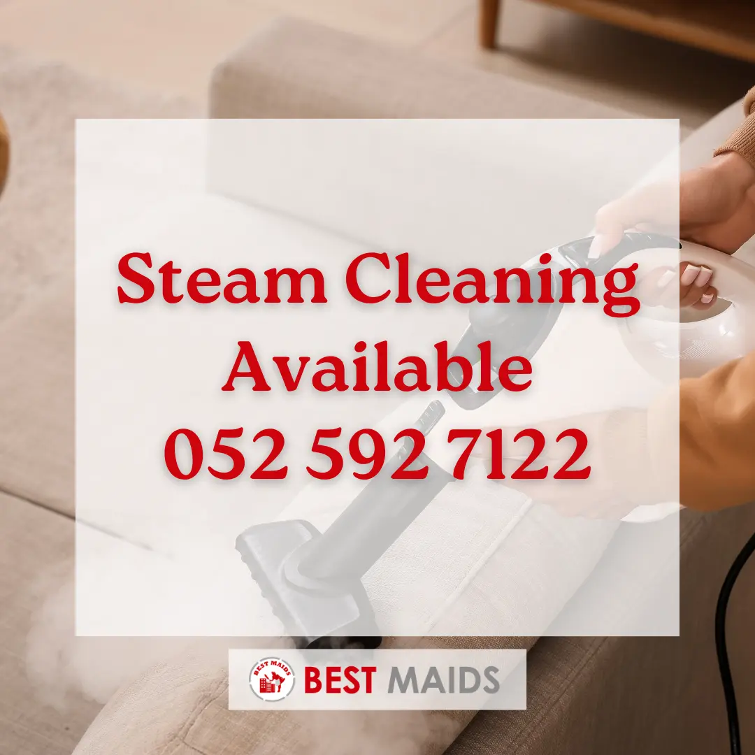 Steam Cleaning Available - 052 592 7122