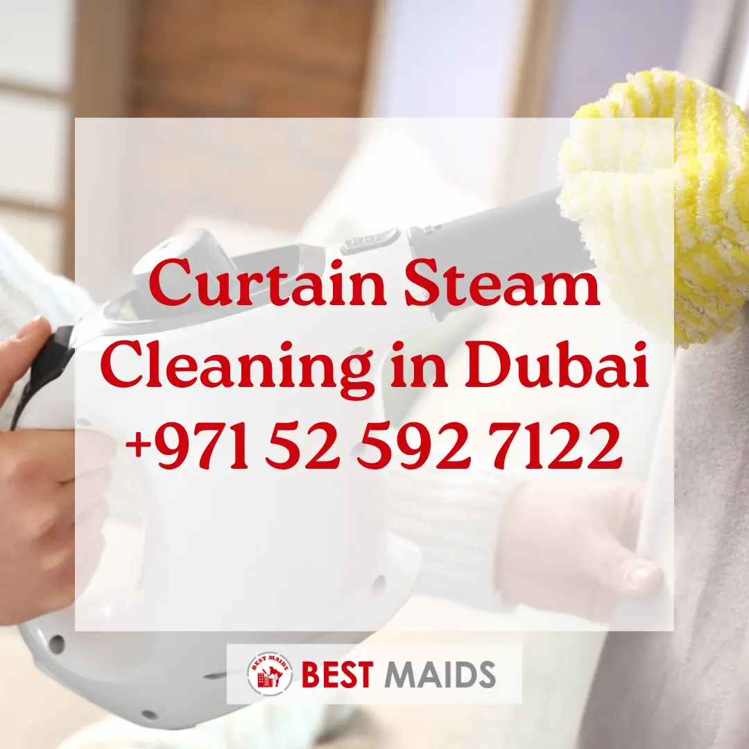Curtain Steam Cleaning in Dubai | +971 52 592 7122